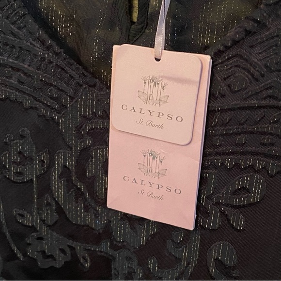 NWT Calypso St Barth Maurita Top Cover Up reg $275 size small - Picture 4 of 7